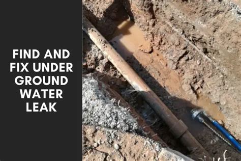 Find And Fix Underground Water Leak Plumber Training Center