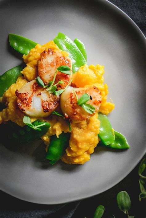 Supercook clearly lists the ingredients each recipe uses, so you can find the perfect recipe quickly! Scallops with Butternut Squash and Snow Peas | Recipe ...