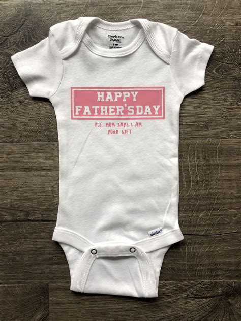 Happy Father S Day Baby Bodysuit Unisex Onesie Unisex Etsy Unisex Onesies Babe Tshirts