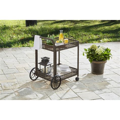 With that said, one thing can be said for sure, these patio serving carts are good enough to make it to our list. Better Homes and Gardens Colebrook Outdoor Serving Food ...