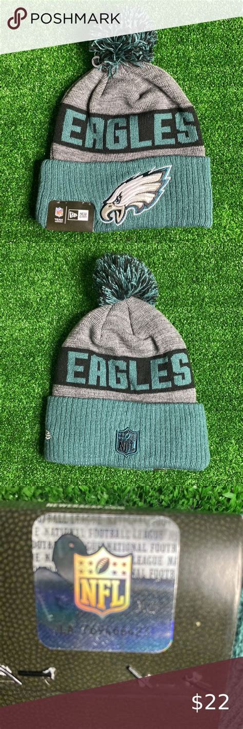 Philadelphia Eagles New Era Midnight Green Marl Cuffed Knit Hat With