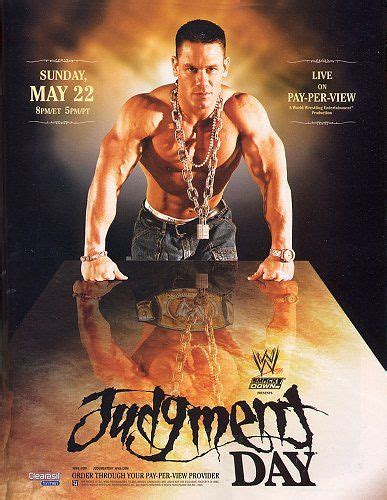 Rowes Island Wwe Pay Per View Posters 2005 Wwe Ppv John Cena