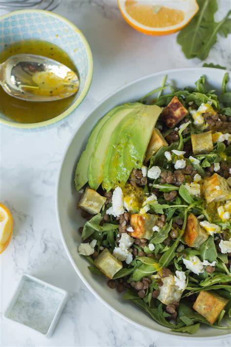 Tangy onions, rich sweet potatoes, crunchy walnuts, and sweet raisins come together in a remarkable blend of flavors and textures. Lentil Arugula Salad with Meyer Lemon Vinaigrette - Le ...