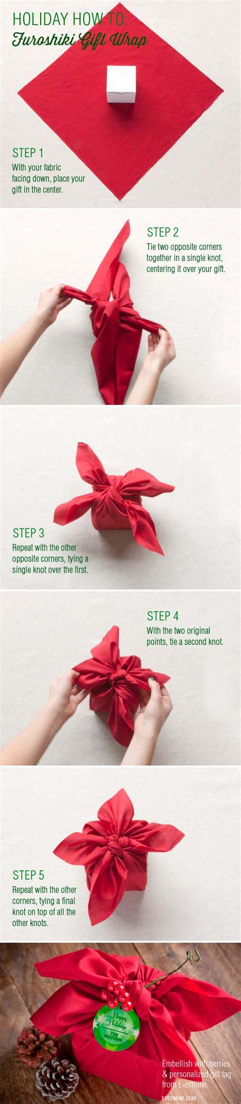 If you want to add a bow and a tag, have step 1: 52 Insanely Clever Gift Wrapping Ideas You'll Love!