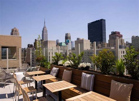 The Rooftop At Nearly Ninth Rooftop Bar In New York Nyc The
