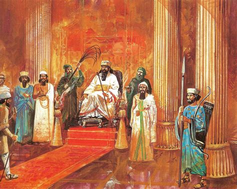 Persian King And His Court At Persepolis Iran Ancient Mesopotamia