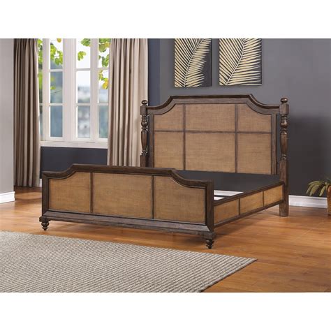 Flexsteel Wynwood Collection Wakefield Traditional Queen Poster Bed Find Your Furniture