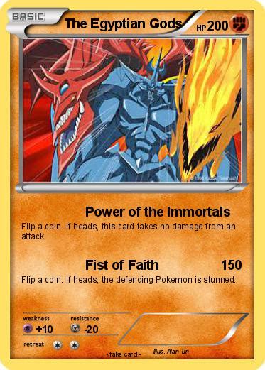 Pokémon The Egyptian Gods Power Of The Immortals My Pokemon Card