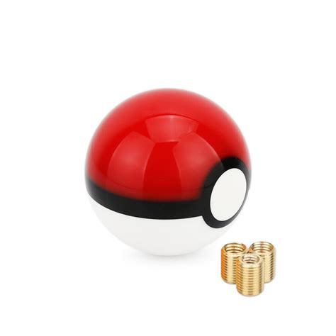 Pokemon Pokeball Diameter 54mm Shift Knob Go Ball Shifter Fit For Honda