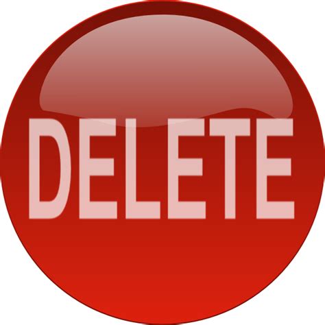 Delete Button Png Free Download Png Mart
