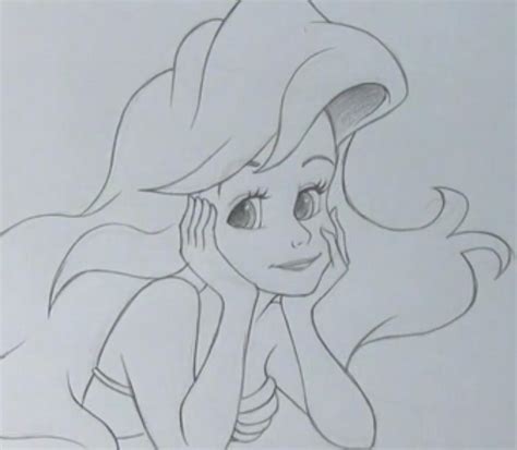 Cómo Dibujar A Ariel De La Sirenita