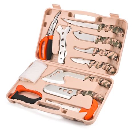 KNINE OUTDOORS Deer Knife Hunting Deer Knife Set Field Dressing Kit
