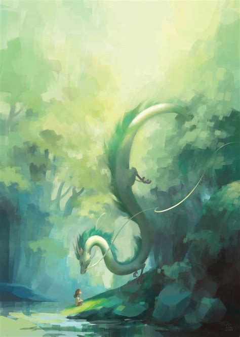 Spirited Away Dragon Wallpapers Top Free Spirited Away Dragon