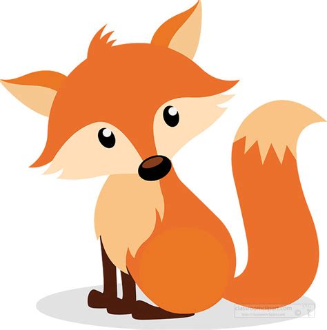 Fox Clipart Foxes Clipart Cute Fox Clip Art Cute Fox Red Fox Red My
