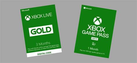 Difference Between Xbox Game Pass And Xbox Live Gold