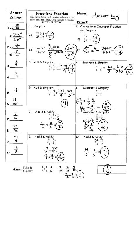Precalculus worksheets and answer keys. 10 Best Images of Fraction Worksheets With Answer Key - 4th Grade Math Worksheets Answer Key ...