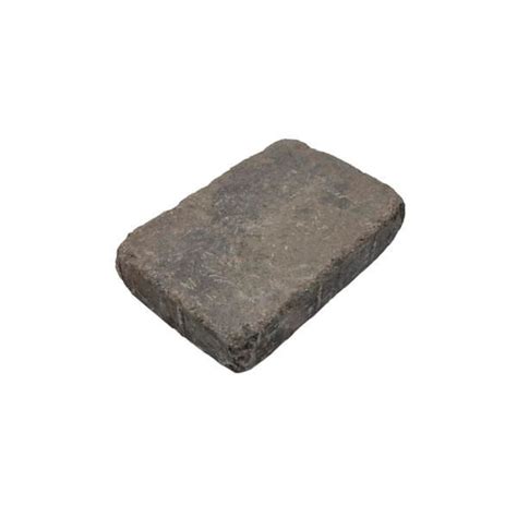 Shaw Brick 12 Inch X 8 Inch Chamoischarcoal Tumbled Portstone Pavers