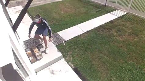 Man Caught On Camera Stealing Packages In Miami