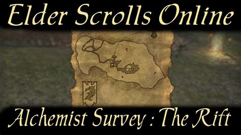 Alchemist Survey The Rift Elder Scrolls Online Eso Youtube