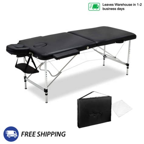 Livemor 2 Fold Portable Aluminium Massage Table