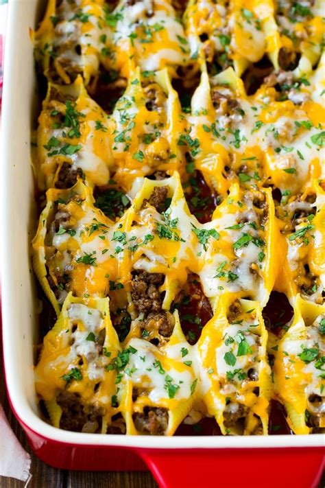 The situation would be like this: Mexican Stuffed Shells | Kid-Friendly Dinner Ideas ...