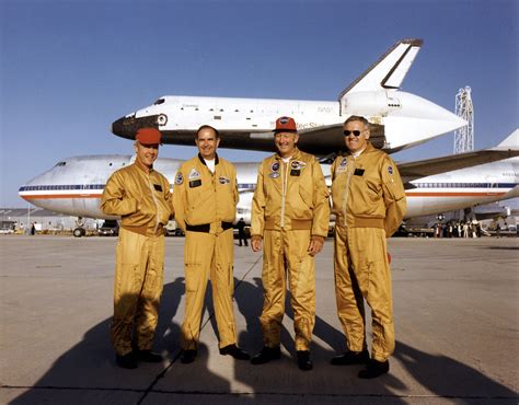 The Crew Of Nasas 747 Shuttle Carrier Aircraft Sca Seen Mated With