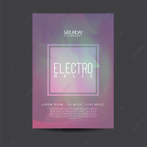 Electronic Dance Music Flyer Template For Free Download On Pngtree
