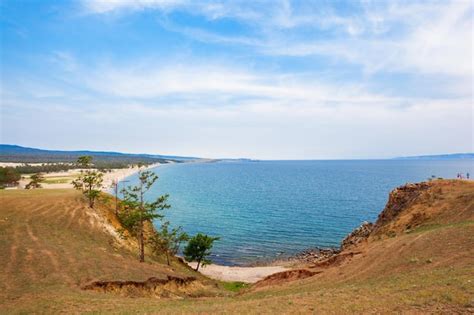 Premium Photo Baikal Lake Near Khuzhir Villahe At Olkhon Island In