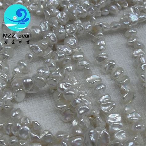 Keshi Pearls 5 6mm Center Drilled Reborn Pearls Natural High Luster
