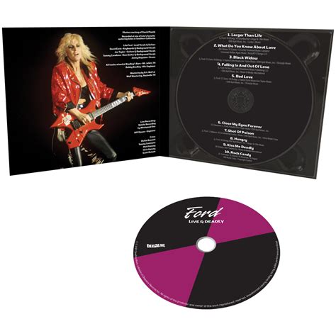 Lita Ford Live And Deadly Cd Cleopatra Records Store