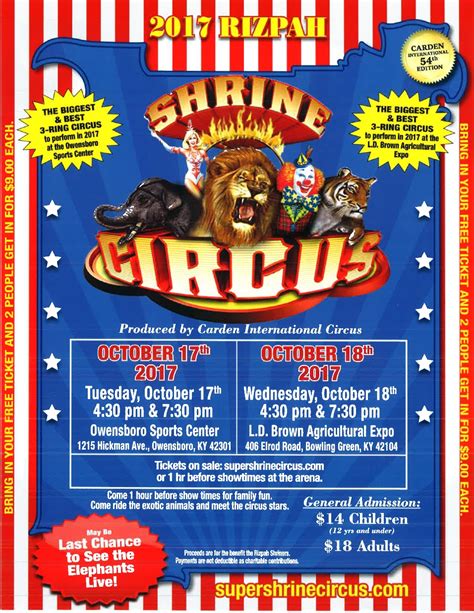 George carden international circus tickets. 2017 Shrine Circus | Owensboro Sportscenter - Owensboro, KY