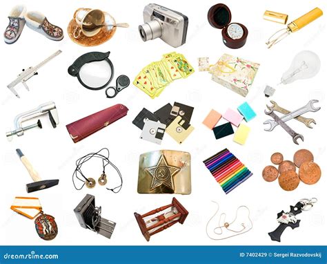 Set From Different Everyday Items Royalty Free Stock Images Image