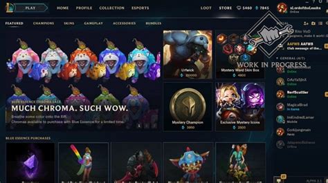 League Of Legends Reveals Blue Essence Store Items And Prices