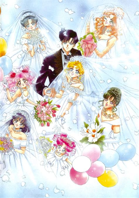 Three Gallery Sailor Moon Manga Sailor Moon Wedding