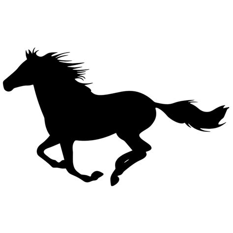 Horse Running Silhouette At Getdrawings Free Download