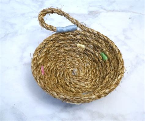No Sew Rope Bowl Rope Projects Rope Basket Sewing