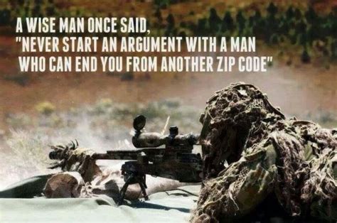 Funny Military Sniper Quotes Quotesgram