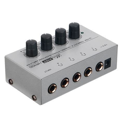 Ultra Compact Output Input Channels Audio Stereo Headphone