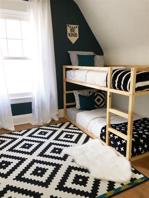 ikea kura hack kids room monochromatic gender neutral - 2019 - Nursery Diy