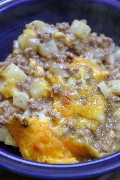 5-Ingredient Ground Beef Casserole - Back To My Southern Roots