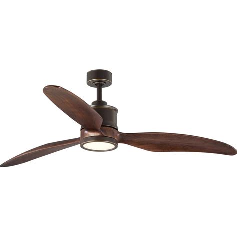 Style and function excel with 3 concave blades and a 14 blade pitch that moves more air than traditional fans. Progress Lighting Farris Three-Blade Carved Wood 60 in ...