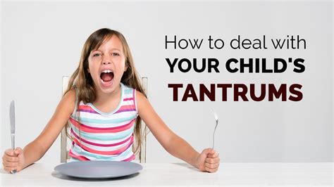 How To Deal With Your Childs Tantrums Essential Parenting Tips Youtube