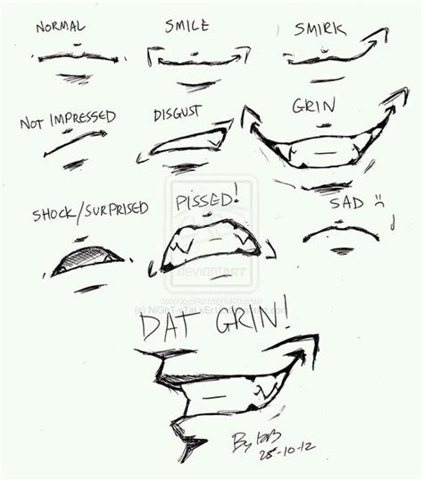 Image of how to draw anime lips mouths i by saber xiii manga anime. Male Mouth expressions | Drawing Anime | Pinterest | Mouths