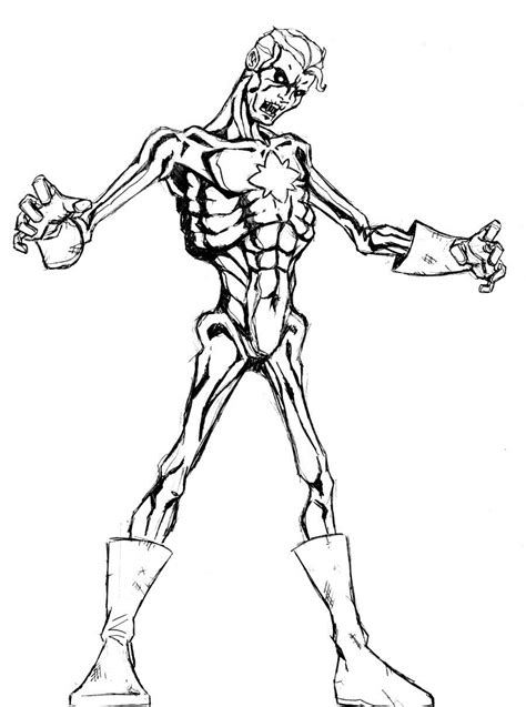 Zombie Coloring Sheet Coloring Pages