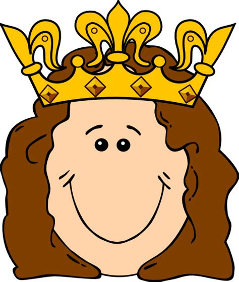 king and queen crowns clipart cartoon queen with crown 504x596 png clipart download