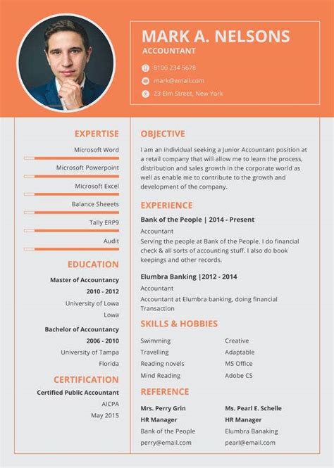 Using the best resume format can mean the difference between your resume getting the attention that leads to an interview or your resume getting ignored. Best Resume Formats - 54+Free Samples, Examples, Format | Free & Premium Templates