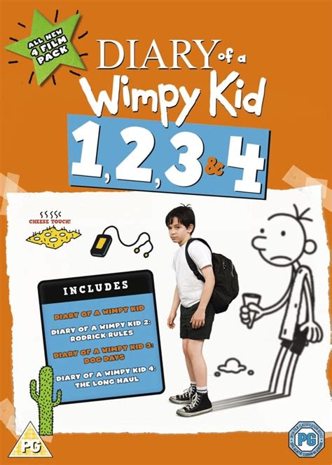Diary Of A Wimpy Kid 1 2 3 And 4 Dvd Box Set Free Shipping Over £20