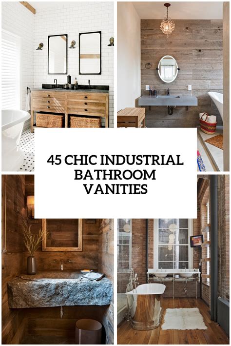 Industrial Bathroom Vanity The Industrial Bathroom Pivotech