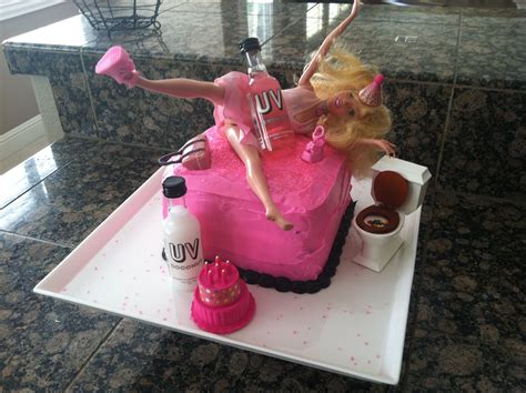 Drunk Barbie Cake Party Ideas Pinterest Drunk Barbie Cake Cake