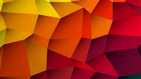 Yellow Orange Red Colors Geometry Hd Abstract Wallpapers